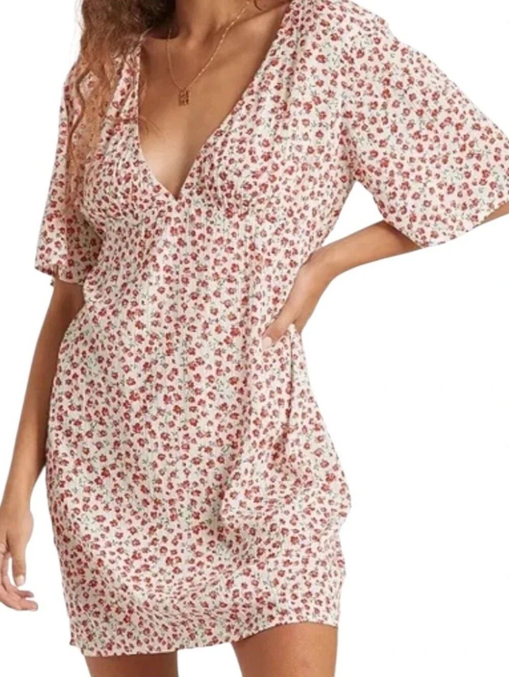 EC Billabong "Last Dance" Floral Mini Dress Current Style